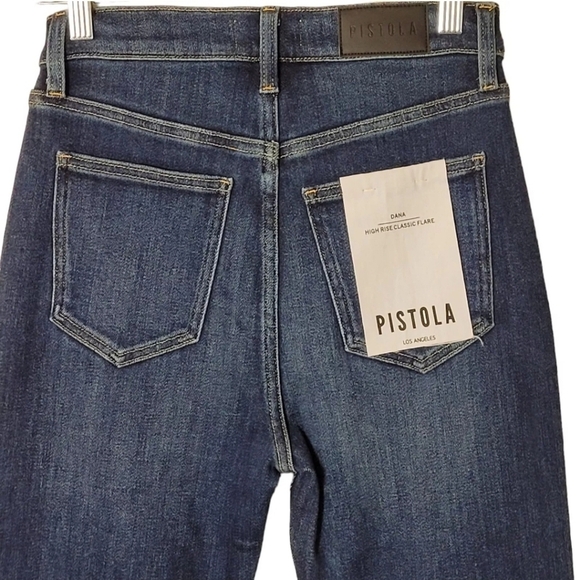 Pistola Dana Button Fly Flare High Rise Classic Fit in Delano Size 26 - Picture 11 of 12